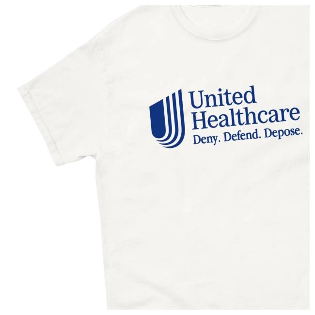 The Goodshirts Shop Merch United Healthcare Deny Defend Depose Long Sleeve Shirt