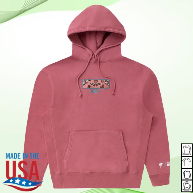 Official Hypland Clothing Merch Store Hypland Hxh Youpi Eyes Popover Hoodie (Rose)