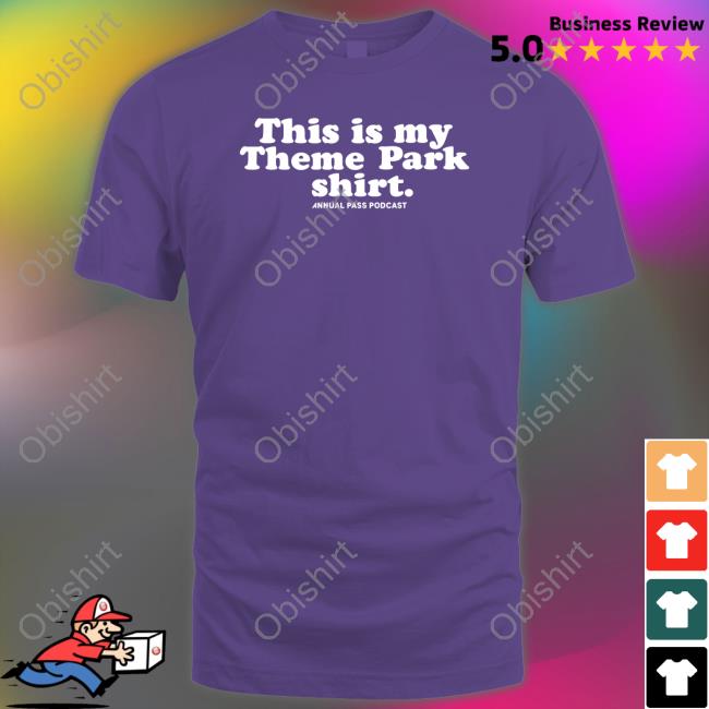 Roosterteeth Store This Is My Theme Park Shirt Long Sleeve Shirt