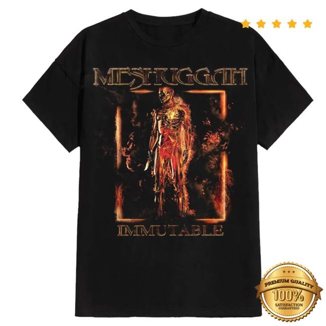 Official Impericon Merch Meshuggah Burning Man T-Shirt