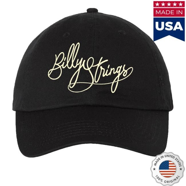 Billy Strings Store Cursive Embroidered Dad Hat Ryan Dunn