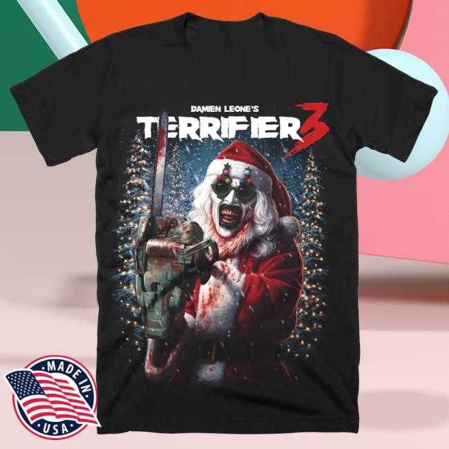 Terrorthreads Merch Terrifier 3 Merry Mayhem Funny Shirt