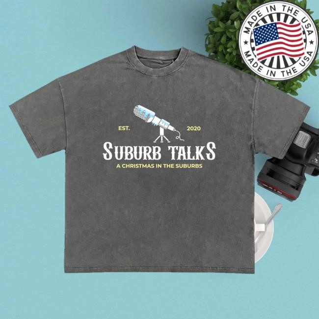 Suburb Talks Merch Store St Microphone Grey t-shirt, hoodie, tank top, sweater and long sleeve t-shirt