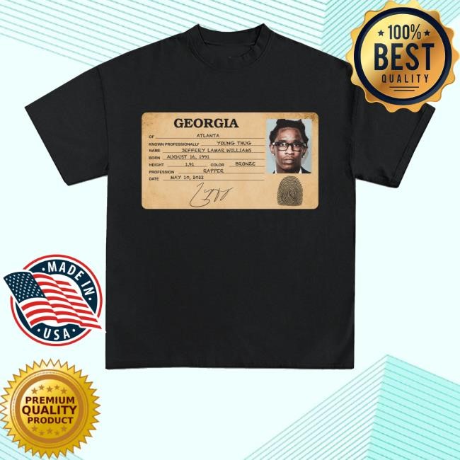 Official Who's Young Thug Graphic T Shirts