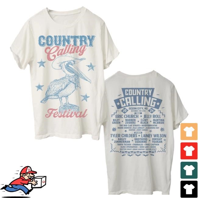 Country Calling Pelican Lineup Tee Shirt
