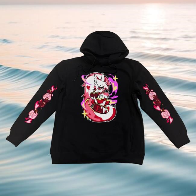 Hazbin Hotel Valentines Merch Loona Valentines 2025 Crewneck Sweatshirt Sharkrobot