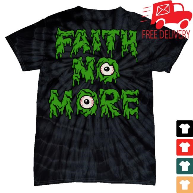 Faith No More Merch Faith No More Slime Sludge Eye Tie Dye Hooded Sweatshirt