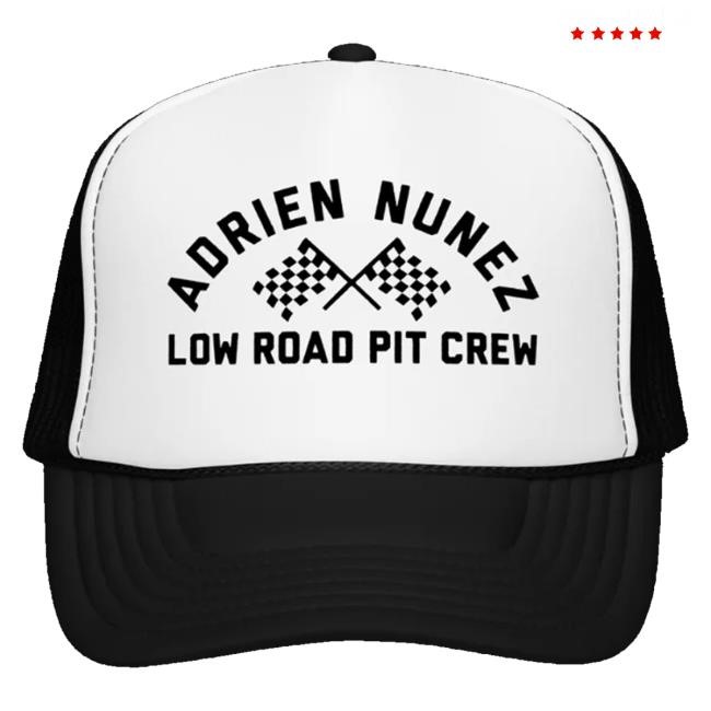 Adrien Nunez Merch Black Pit Crew Dad Cap