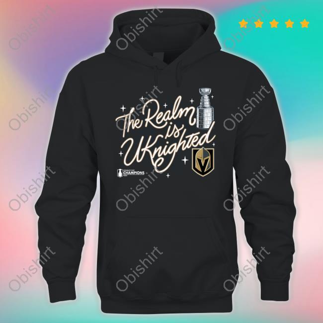 Vegas Born Vegas Golden Knights Stanley Cup Champs Celebration Uknighted Realm Tee