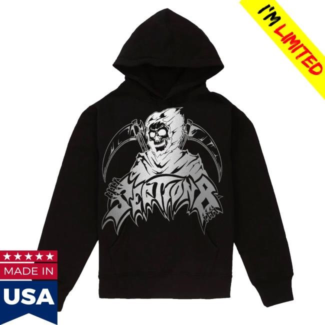 Section8la Merch Store Shop 3M Reaper Funny Shirt