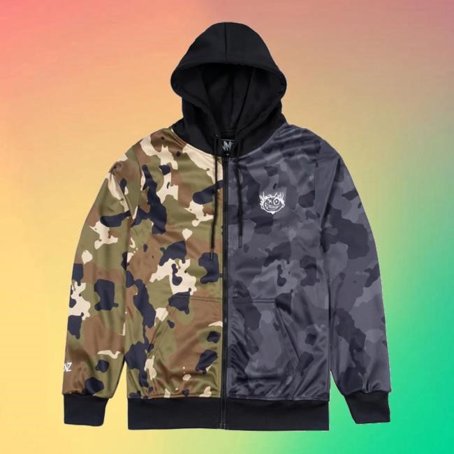 Cartoonz Split Camo Crewneck Sweatshirt Cartoonz Merch
