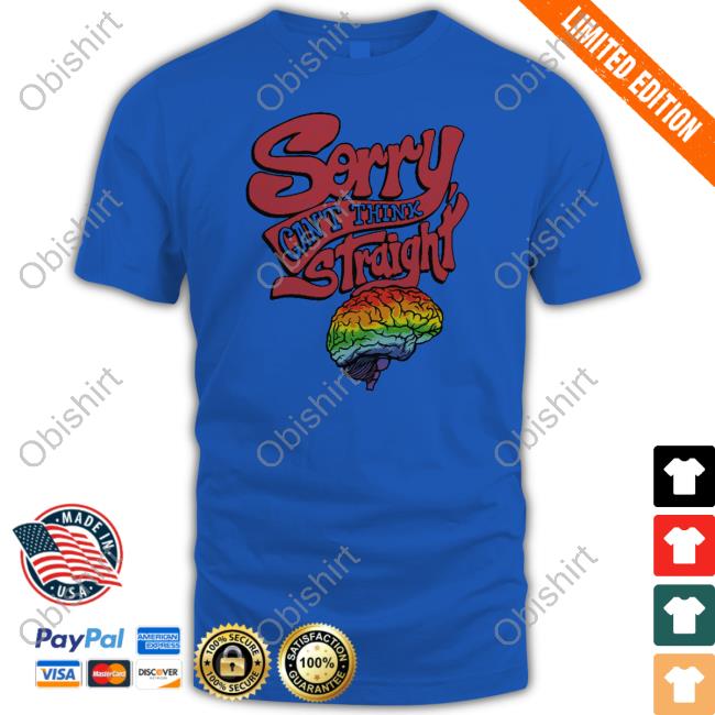 Surtacomigo Merch Sorry Cant Think Straight Long Sleeve T Shirt Charlie Kirk