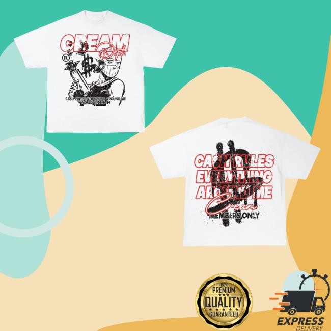 Yaevori Kreationz Merch Store Shop Cream Dept Shirts