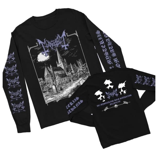 The True Mayhem Merch Dmds Cathedral Long Sleeve Black