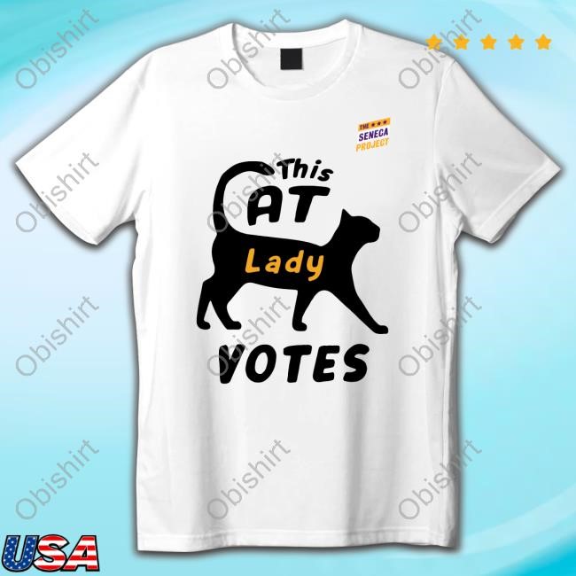 The Seneca Project Store This Cat Lady Votes T Shirt