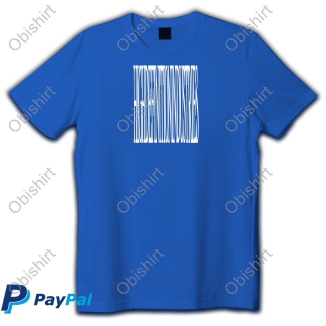 Official Hiidef Blue Barcode Puff Print T Shirt