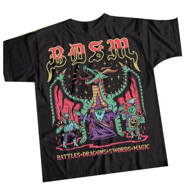 Official Wizardofbarge Merch Bdsm Tee