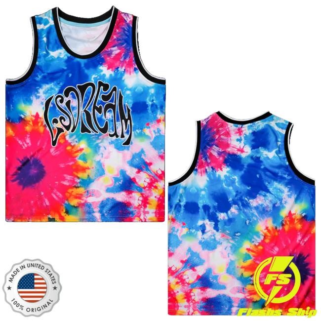 Trending Lsdream Music Merch Basketball Jersey Tie Dye Sweatshirt