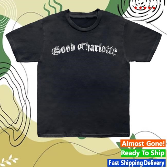 Official Gc Goodcharlotte Merch Shop Store Logo Stone Wash Hoodie