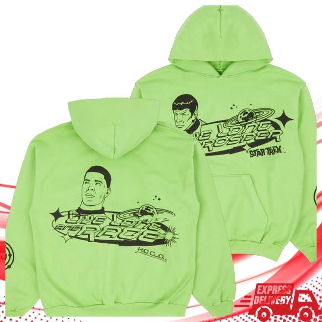 Kid Cudi Merch Live Long And Rage Crewneck Sweatshirt