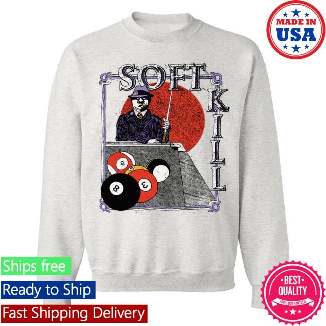 Born Losers Records Merch Soft Kill Pool Shark Unisex Sweatshirt