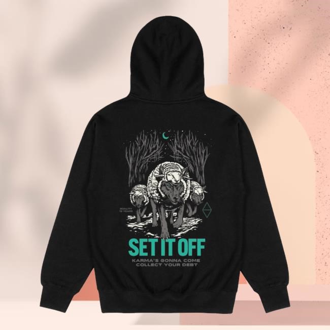 Set It Off Band Merch Shop Duality 10 Year Anniversary Wolves Shirts