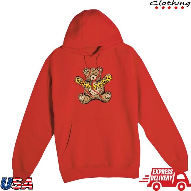 Official Wallows Merch Model Teddy Bear Hooded Sweatshirt