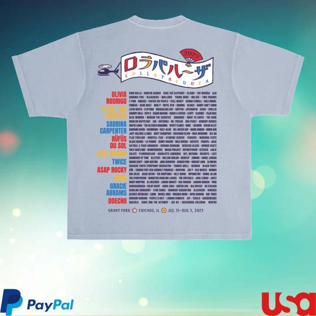 Official Lollapalooza Merch Shop Store Lucky Cat Lineup Hoodie Official Lollapalooza Merch Shop Store Lucky Cat Lineup New Shirt