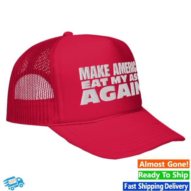 Teen Hearts Make America Eat My Ass Again Trucker Snapback