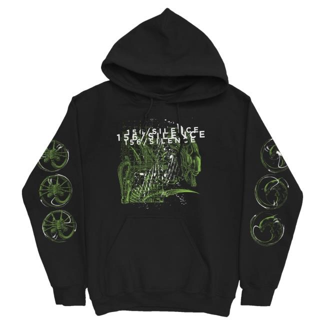 Official Down Right Merch Store 156/Silence Alien Hoodie Shirt