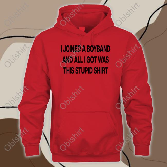 Boyband I Joined A Boyband And All I Got Was This Stupid Shirt Shirt I Joined A Boyband And All I Got Was This Stupid Shirt Shirts