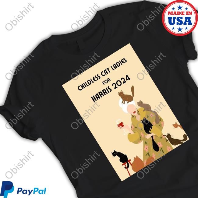 Childless Cat Ladies For Harris 2024 Sweatshirt