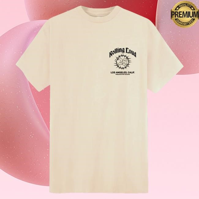 Rolling Loud Merch Cali 2025 Rl La 25 Ivory Lineup T-Shirt, Hoodie, Tank Top, Sweater And Long Sleeve T-Shirt