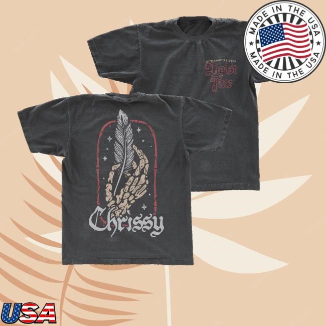 Chrissyofficial Merch Store Shop Twist Of Fate Logo Unisex T Shirt