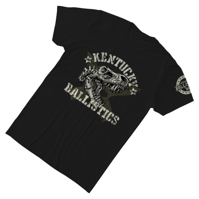 Official Kentucky Ballistics Merch Kb T-Rex Skull Shirt