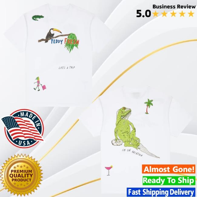 Trending Teddyfresh Merch Iguana t-shirt, hoodie, tank top, sweater and long sleeve t-shirt