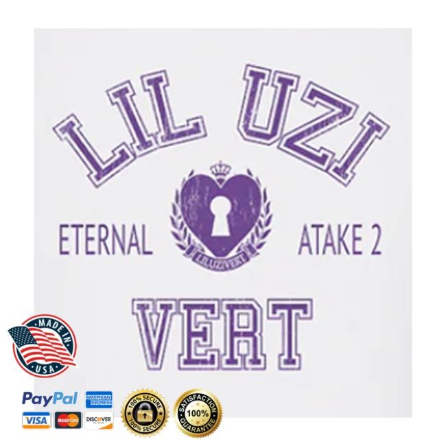 Lil Uzi Vert Merch Store Eternal Atake 2 University Zip Up Hooded Sweatshirt