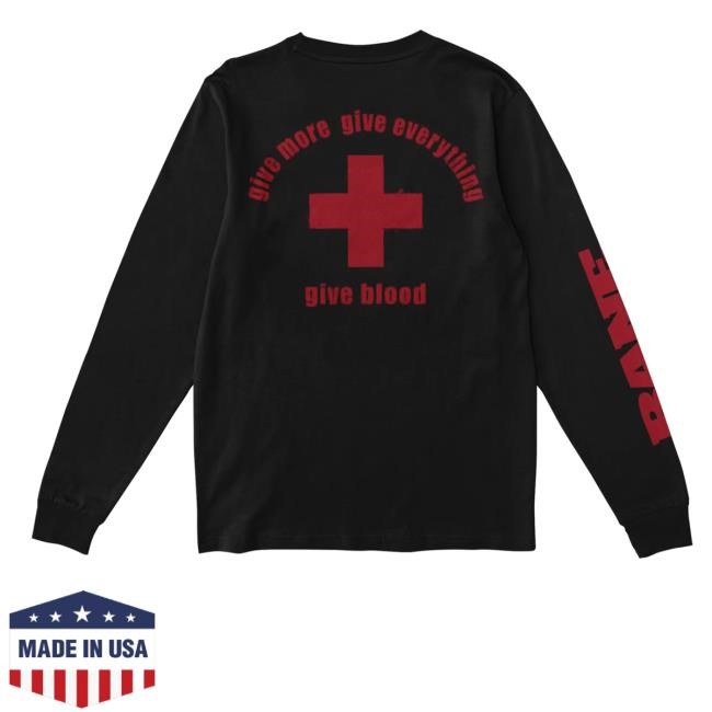 Equalvision Merch Bane Give Blood Black T-Shirt Equalvision Merch Store Shop Bane Give Blood Black Unisex Sweatshirt