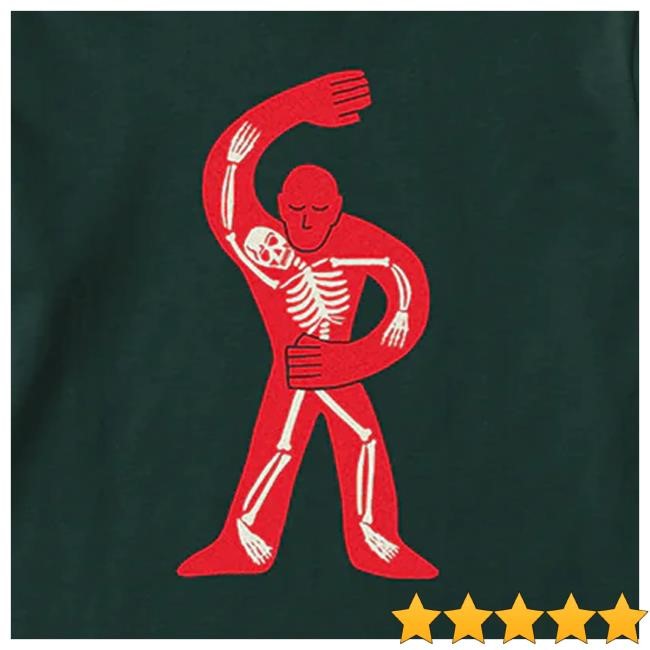 Lord Huron Official Online Store Dancing Skeleton Tee Shirt