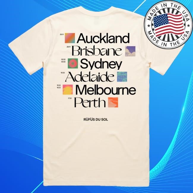 Sound Rüfüs Du Sol Anz Cities Tour Long Sleeve Shirt
