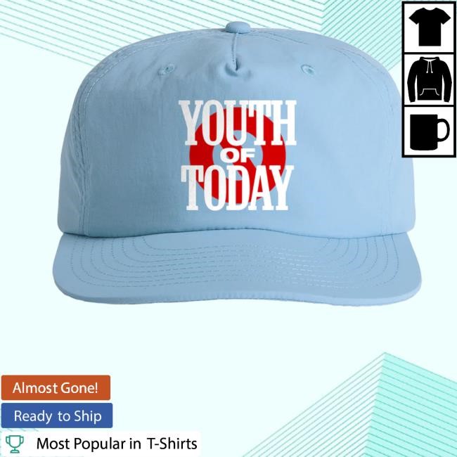 Merchnow Merch Youth Of Today Logo Carolina Blue Surf Cap