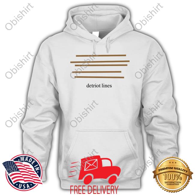 Detroit Lines Hoodie Sweatshirt
