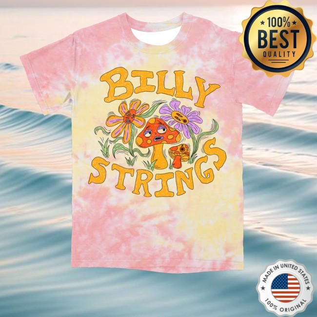 Billy Strings Store Mushroom Tie Dye Shirts With Dates Benefiting Nbcf
