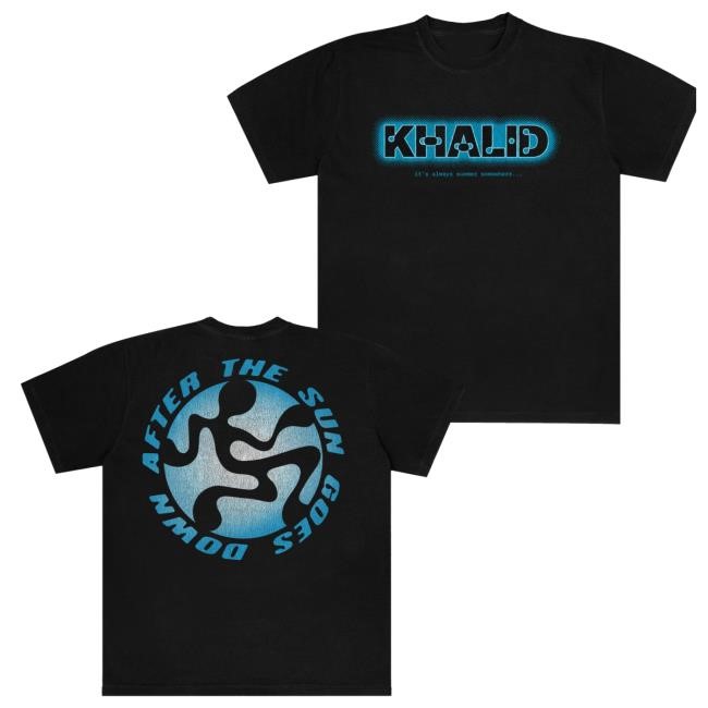 Khalid Merch Shop Store After The Sun Goes Down Hoodie After The Sun Goes Down Tee