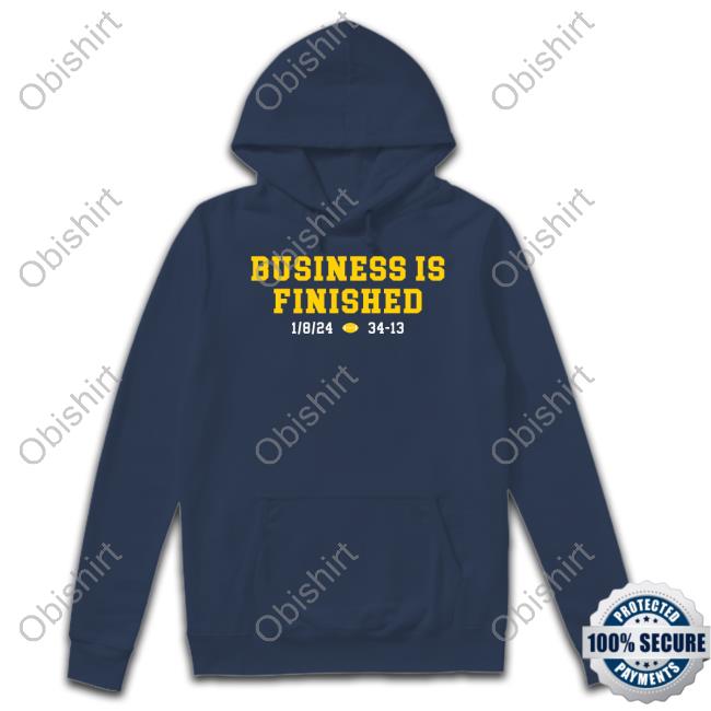 Barstool Sports Store Michigan Football Business Is Finished 1 8 24 34 -13 Tank Top
