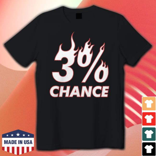 Miami Heat 3% Chance shirt Barstool Sports