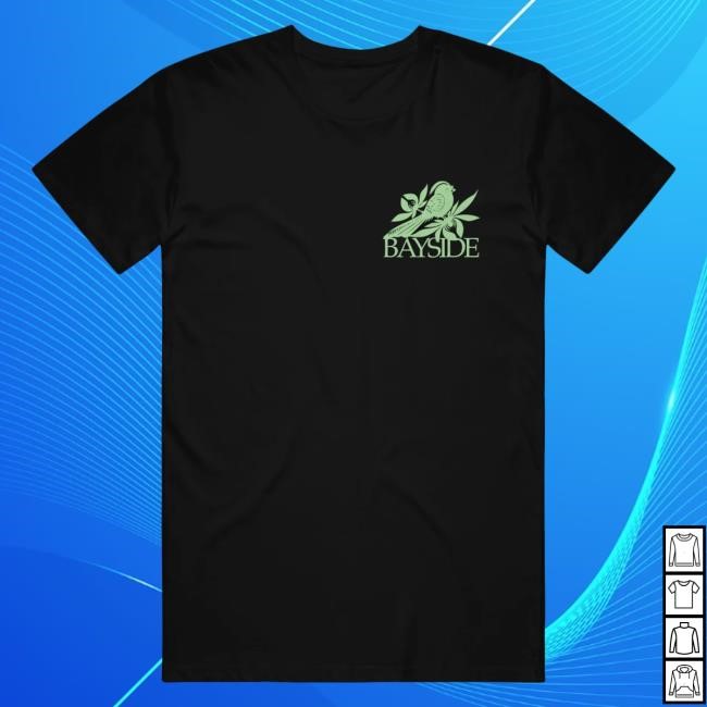 Bayside Merch Store Strangest Faces Black Tee Shirt