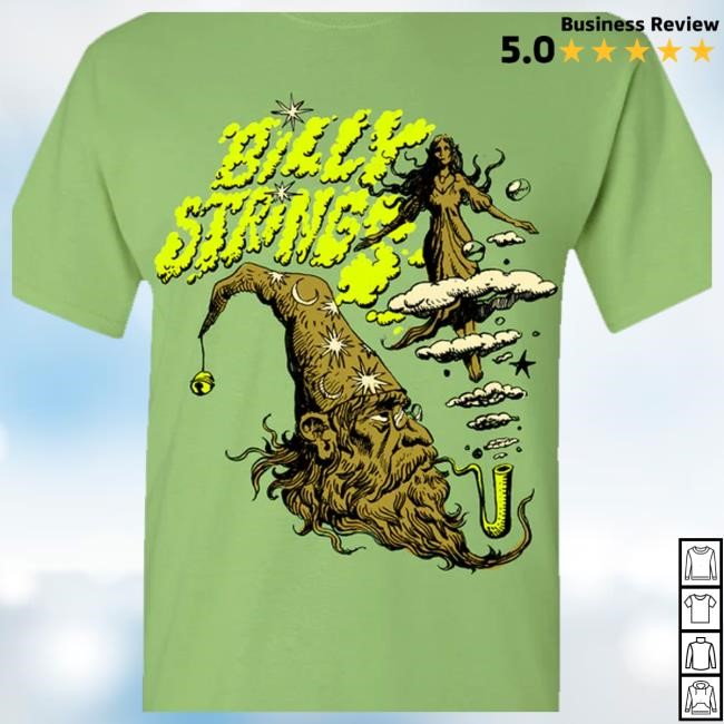 Billystrings Store Merch Shop Online Exclusive Green Wizard Head Sweatshirt
