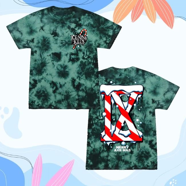 Merry Axe-Mas Killer Candy Cane Dye Sweatshirt Ink Merch Killer Candy Cane Dye Sweatshirt