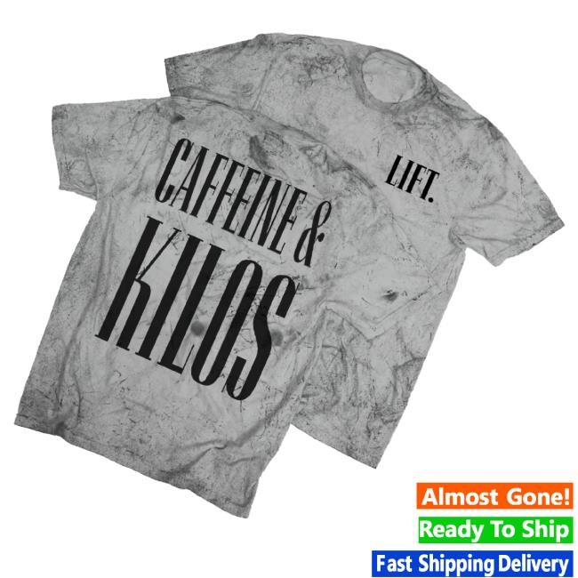 Caffeine And Kilos Merch Grit Sweatshirt Tie Dye Black